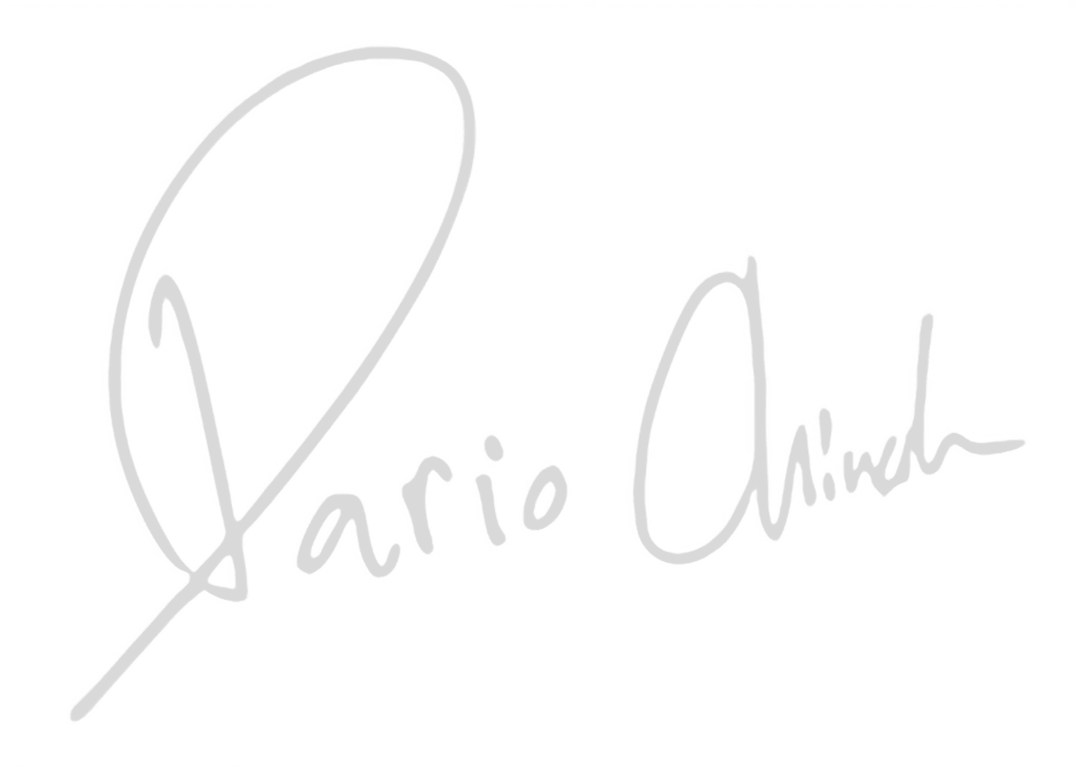 Dario's signature